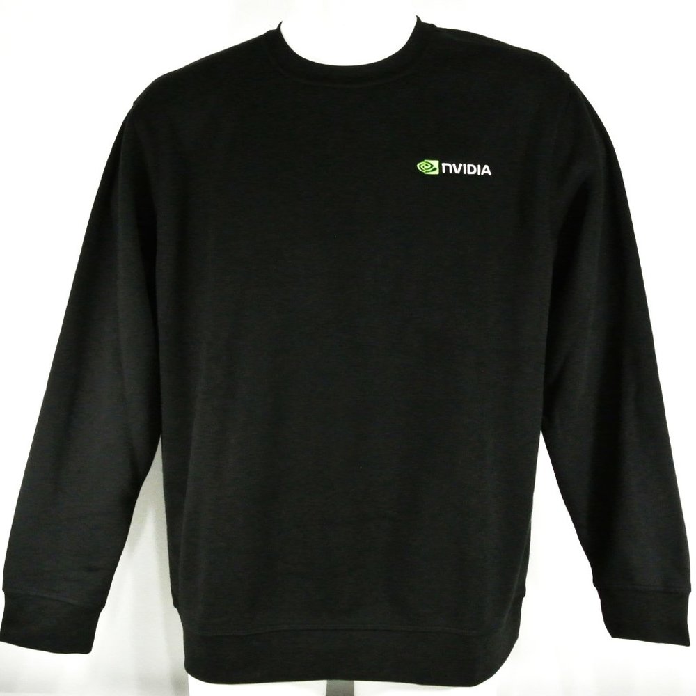 NVIDIA Tech Employee Uniform Black Sweatshirt NWT Size XL